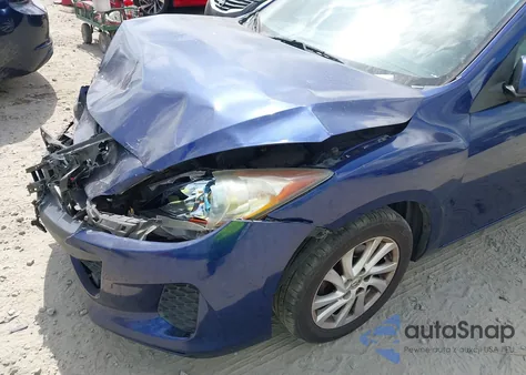 2012 Mazda Mazda3 I Touring z USA, uszkodzony, nr VIN JM1BL1V78C1575988